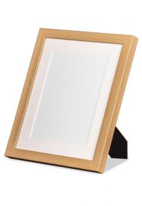 Wooden photo frame natural 25x20 cm
