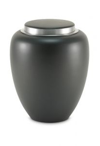 Brass cremation urn for ashes 'Granite'