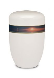 Steel cremation urn 'Ocean'