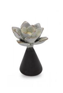 Handmade artist keepsake urn 'Lotus flower'