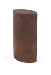 Bronze cremation ashes urn 'Ellips' for adults