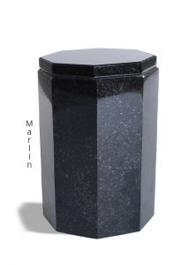 Nature stone funeral urn in different types of granite