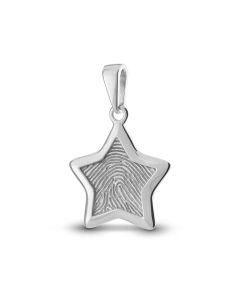 Fingerprint pendant 'Star'