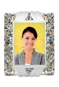 Porcelain photo tombstone grave monument