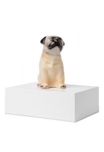 Pet cremation ashes urn 'Pug'