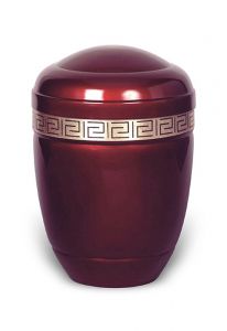 Cremation urn made from aluminium