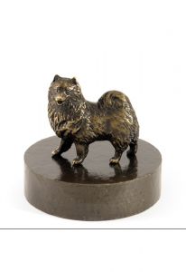 Samoyed urn bronzed