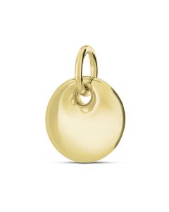 Ashes pendant 14 krt. yellow golden Ball