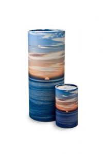 Ashes scattering tube urn 'Ocean sunset'