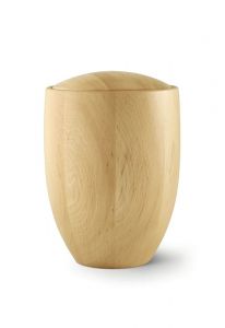 Wooden funeral urn