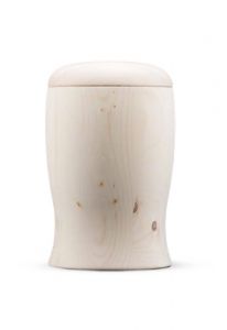 Wooden Urn for Ashes 'Cielo' natural spruce
