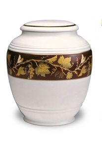 Funeral urn porcelain