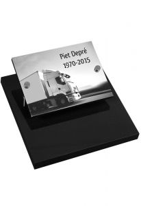 Cremation urn gravestone with laser engraving