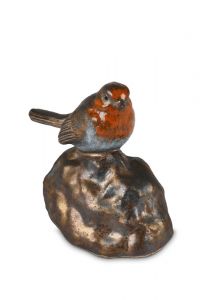 Keepsake art urn for ashes Robin