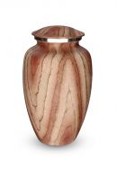 Brass funeral urn cremation ashes