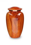 Brass funeral urn cremation ashes