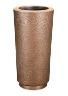 Memorial vase bronze with screws
