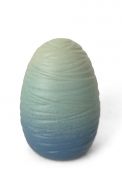 Handmade ceramic funeral urn 'Butterfly'
