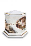 Funeral urn porcelain