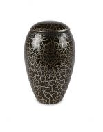 Crystal glass cremation urn