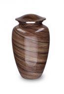 Brass funeral urn cremation ashes