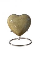 Brass keepsake funeral urn cremation ashes